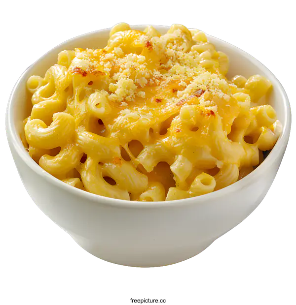 [Transparent Background PNG]bowl of macaroni and cheese