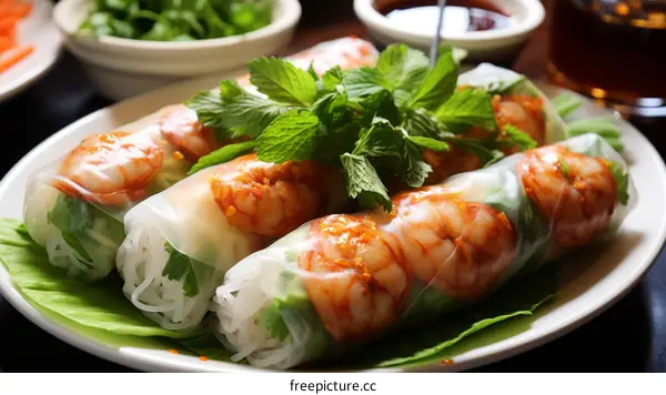 Vietnamese Summer Rolls with Shrimp: Fresh & Delicious