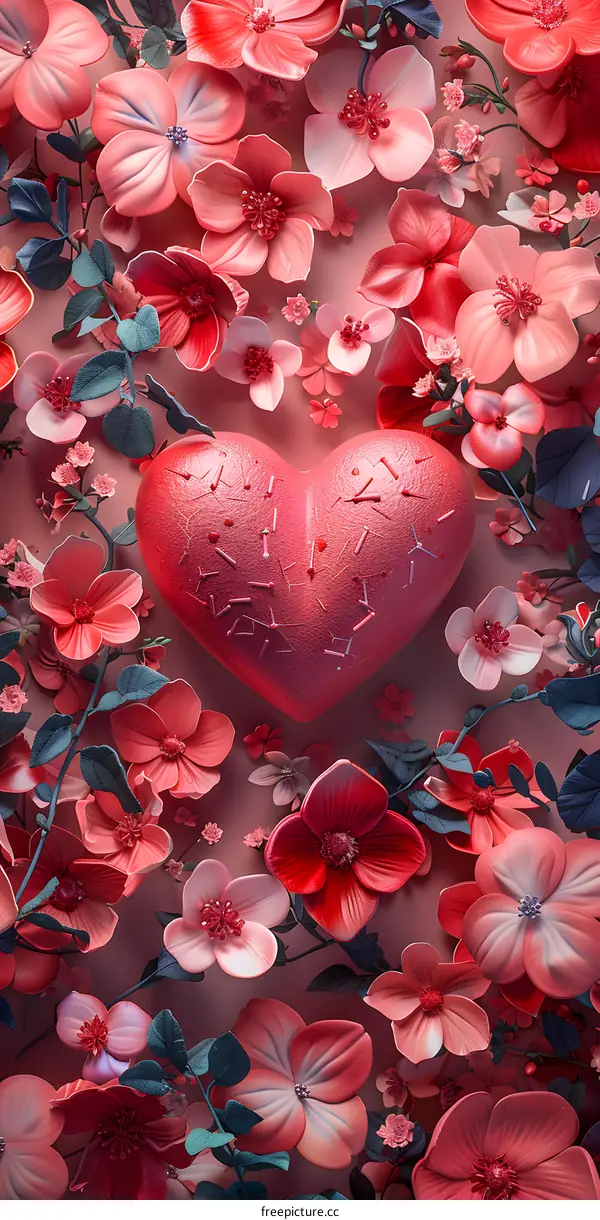 Flowers and Heart