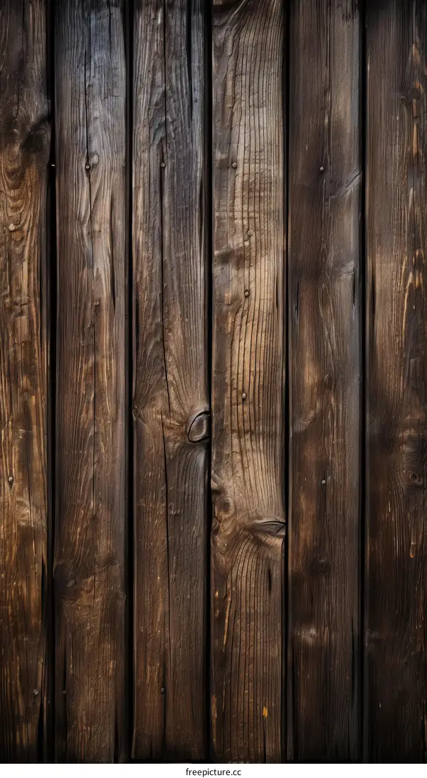 Old wooden fence texture background