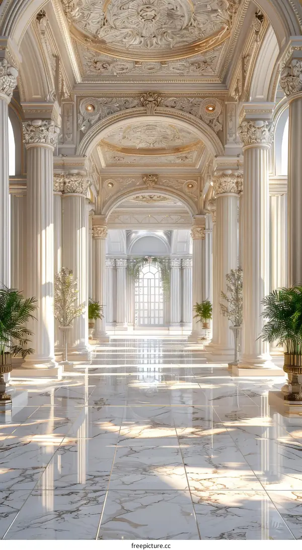 Elegant Classic Hallway Interior Design