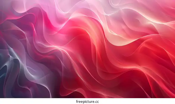 Flowing Blobs of Red