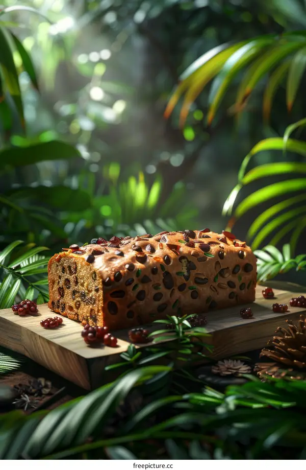 Scrumptious Fruitcake in a Tropical Paradise