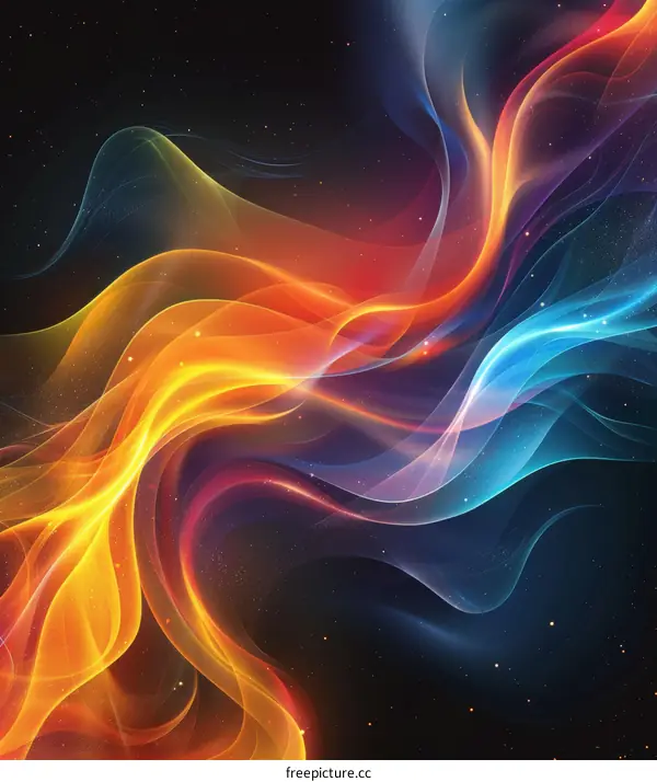 Mesmerizing Flames in Vibrant Hues