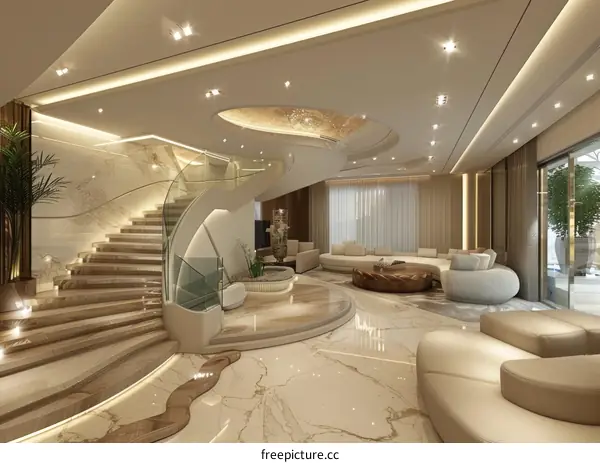 Luxury house interior design