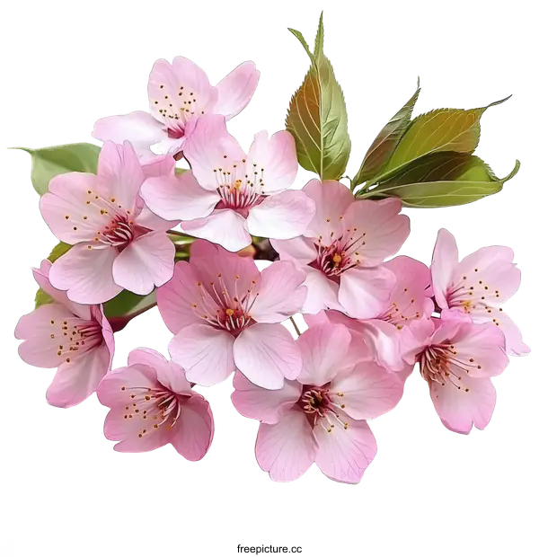 [Transparent Background PNG]Beautiful Spring Cherry Blossoms
