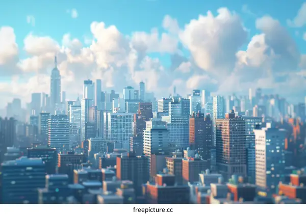 Modern City Skyline Illustration