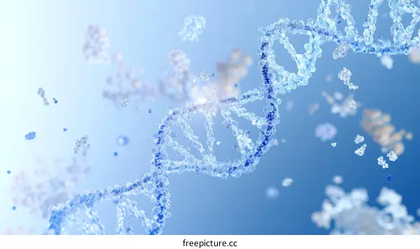 DNA Molecular Structure Illustration