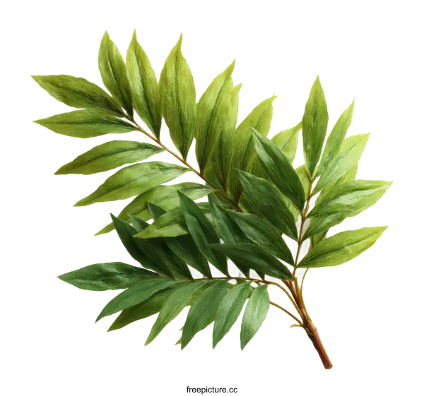 [Transparent Background PNG]Tropical Leaves Arrangement Isolated