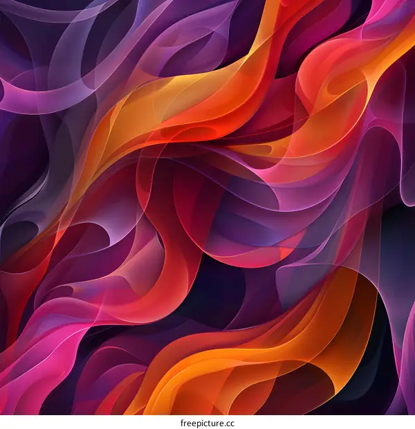 Abstract Swirls of Color