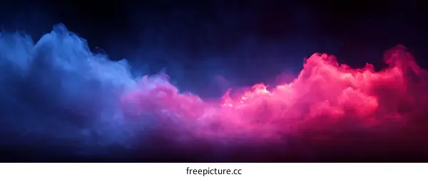 Abstract Colorful Smoke Clouds Background Design