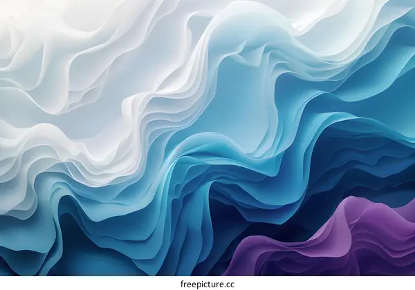 Soft blue purple gradient geometric pattern illustration