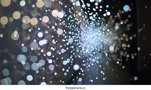 Abstract Blurred Lights Background