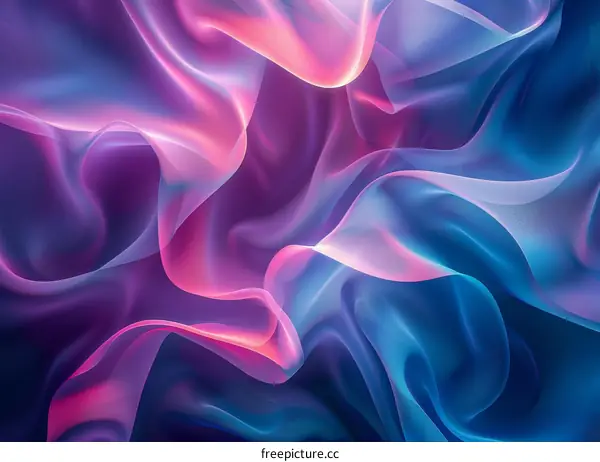 Abstract Colorful Background with Soft Folds