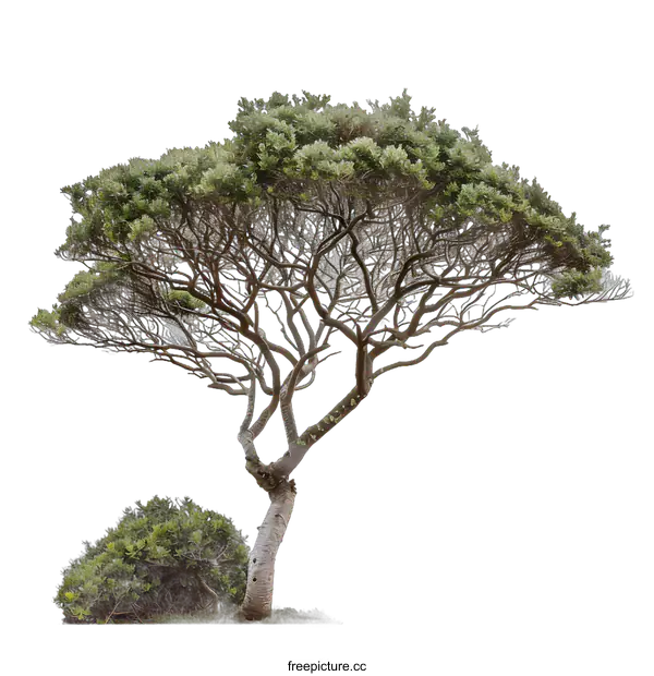 [Transparent Background PNG]Isolated Tree With White Background