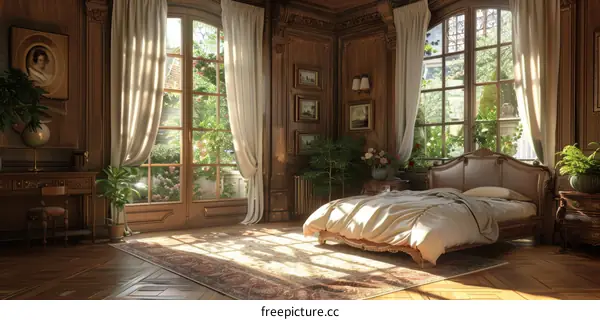 Vintage French Bedroom Interior Design