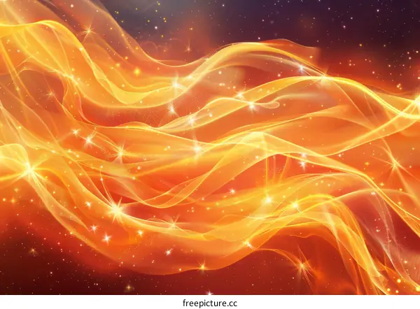 Fiery Blaze: A Symphony of Light and Darkness