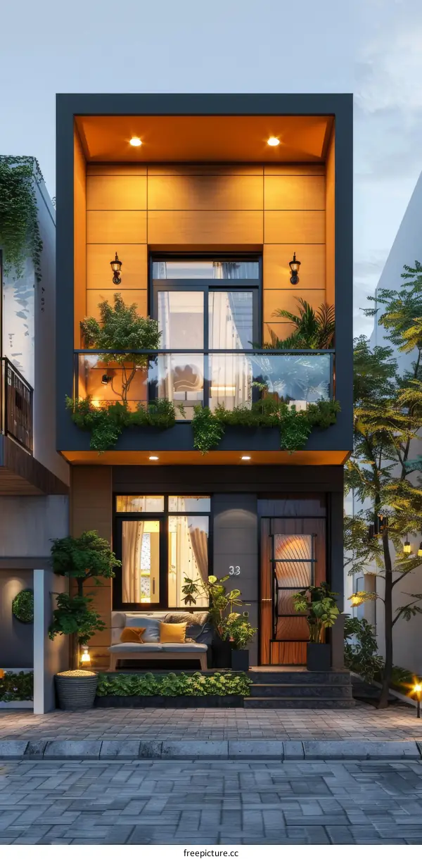 A modern house in Ho Chi Minh City, Vietnam