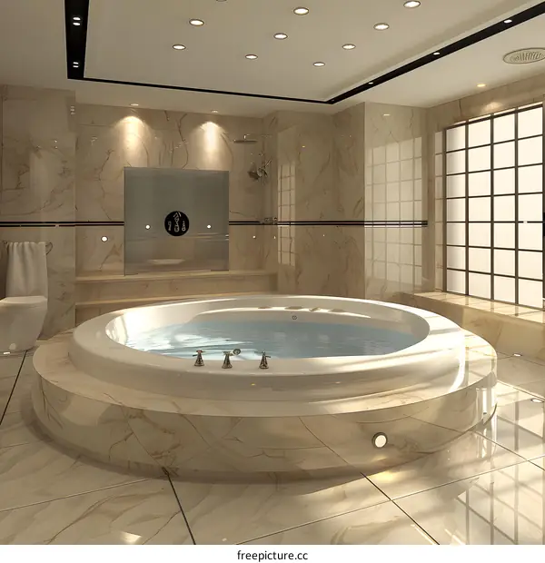 Luxurious Marble Bathroom