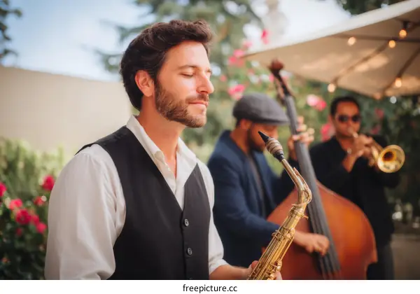 Outdoor Jazz Band Performance