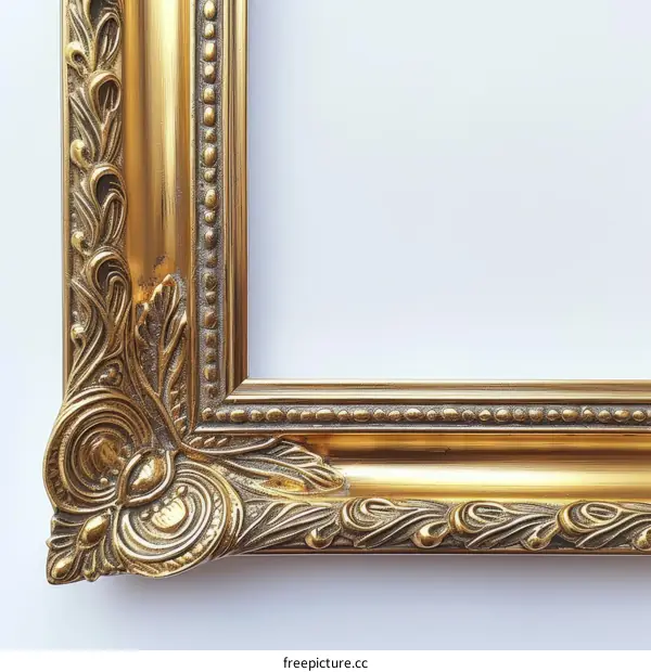 ornate gold gilded picture frame