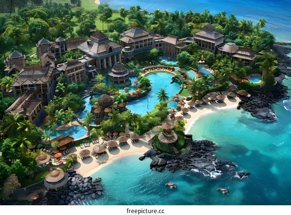 Luxury Tropical Resort Paradise Getaway