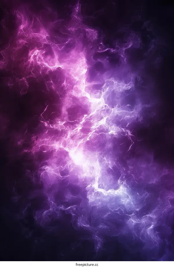 Electric purple pink glowing smoke background