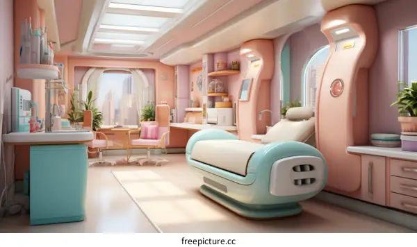 The interior design of the future hospital