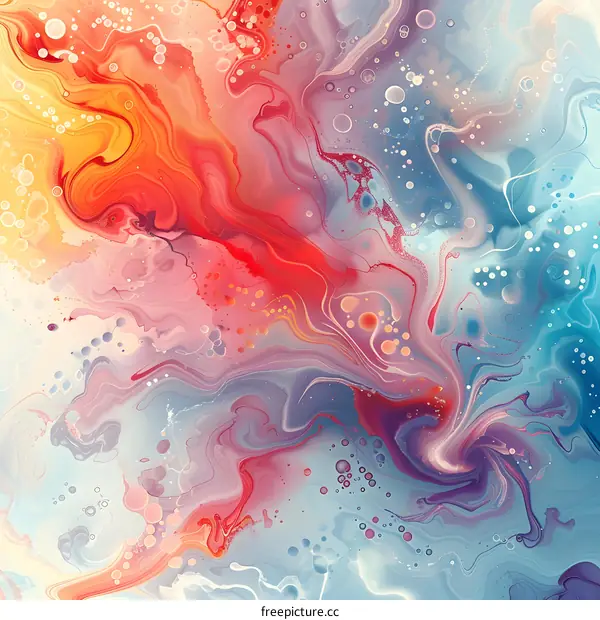 Colorful abstract painting