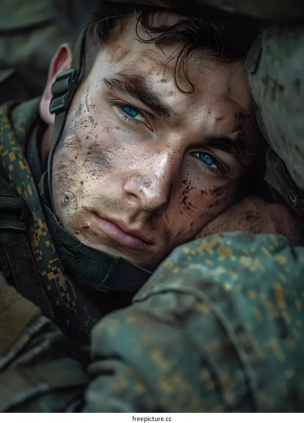 Portrait of a soldier