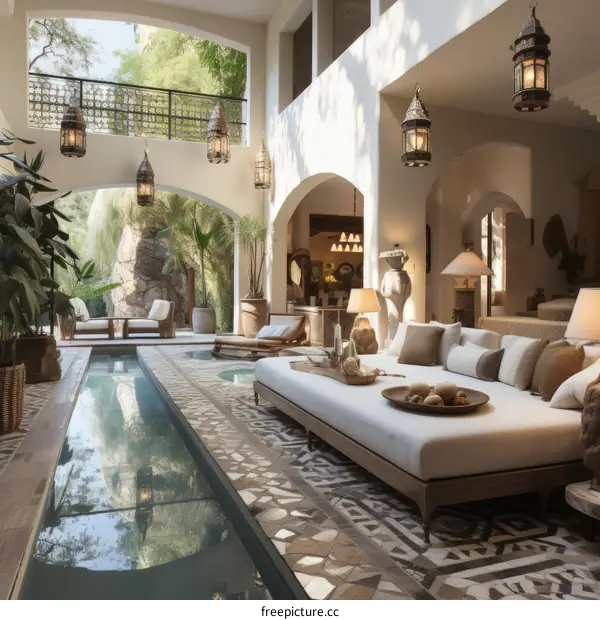 Elegant Mediterranean Oasis With Pool