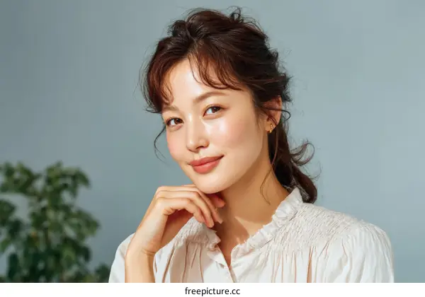 Beautiful Asian Woman Portrait