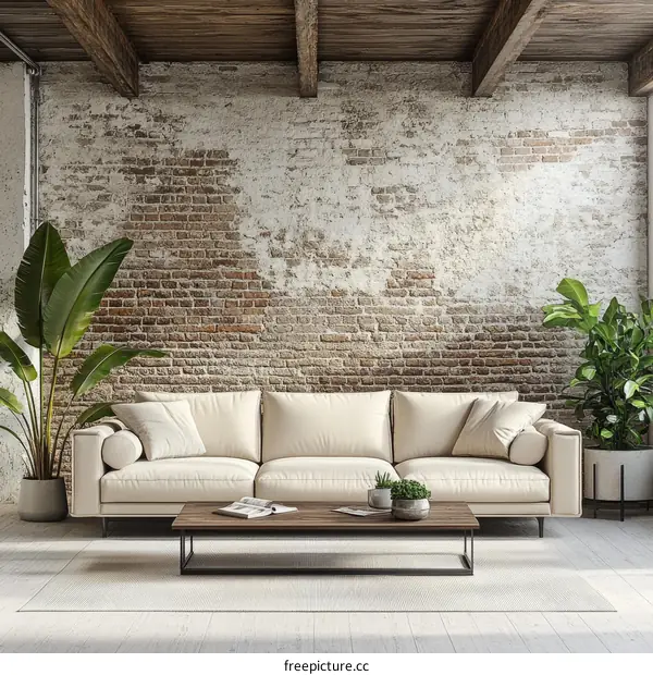 Modern Rustic Living Room Interior Design