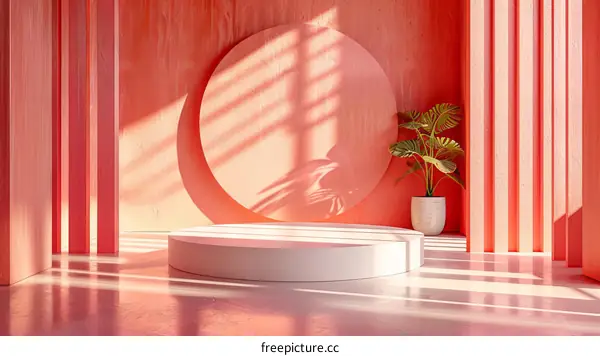 Geometric Shapes in Light and Shadow Play