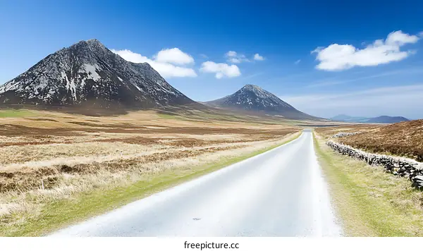 Mountain Road Scenic Landscape