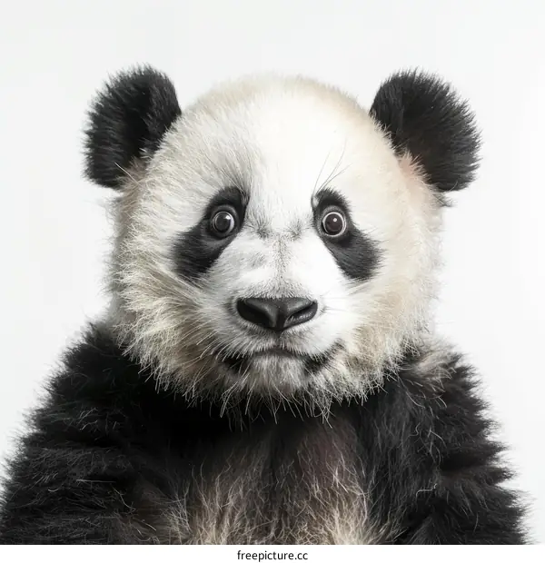 Close-up of a Giant Panda's Face