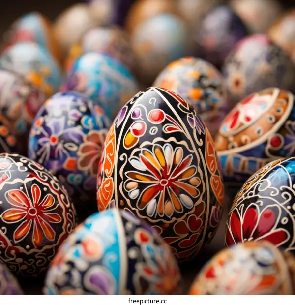 A Collection of Intricate Easter Egg Designs