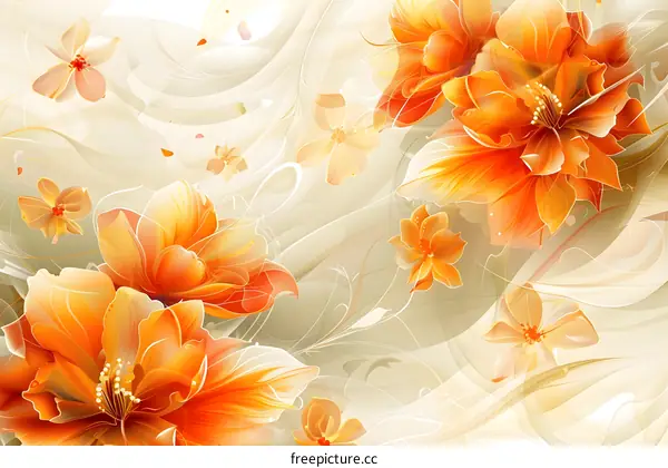 Hand-painted Floral Backdrop