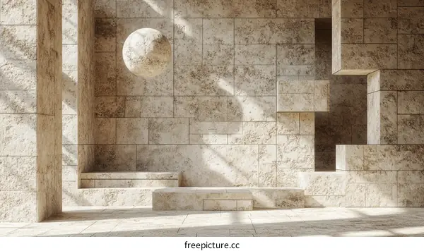 Modern Minimalist Stone Interior Design