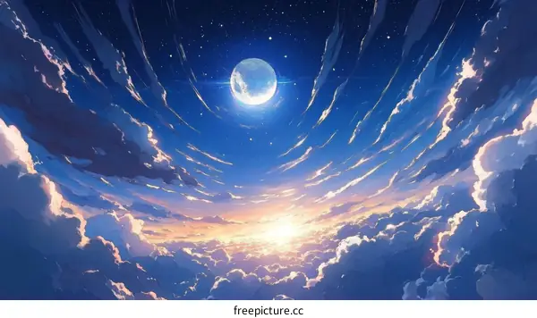 Stunning Sky Above the Clouds Artwork