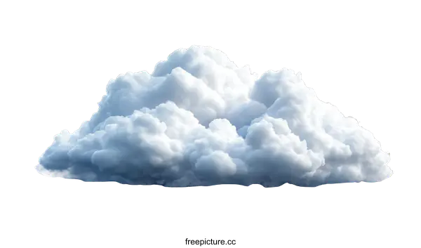 [Transparent Background PNG]Realistic Cloud Formation Illustration