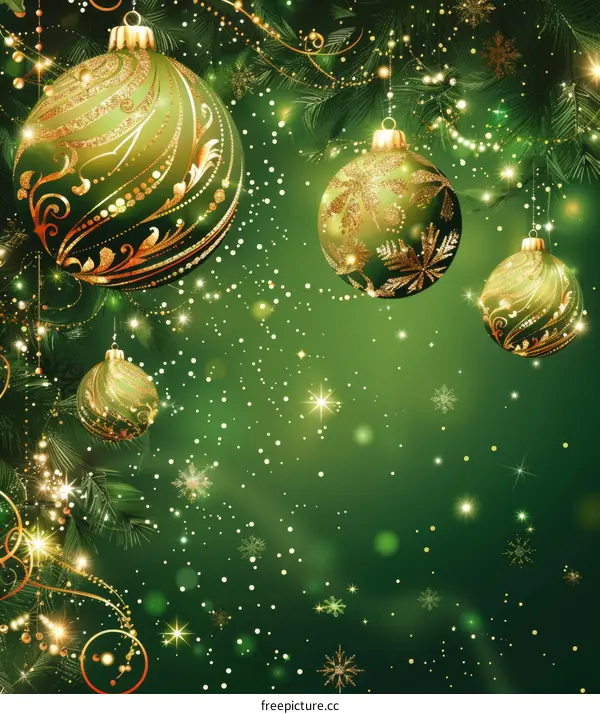 Sparkling Christmas Lights and Decorations