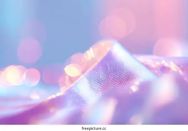 Pastel Fabric Texture with Bokeh Background