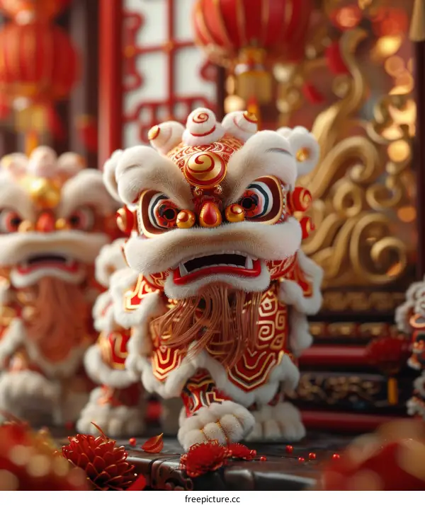 Lion Dance Festival Performance