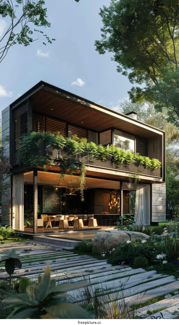 Modern Eco-Friendly House Exterior Design