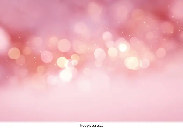 Abstract Bokeh Background in Soft Pink
