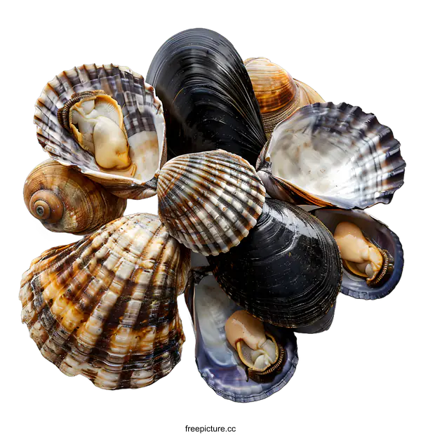 [Transparent Background PNG]Freshly Caught Seafood Platter