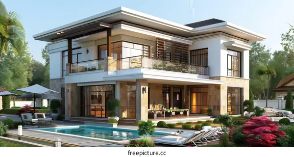 Modern Luxury Villa with Swimming Pool