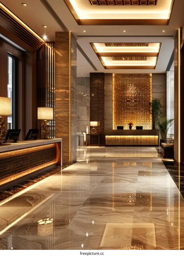 Luxury Hotel Lobby Interior Design