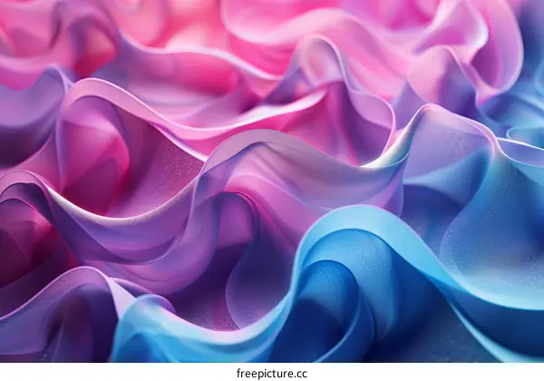 Wavy abstract art background in bright colors